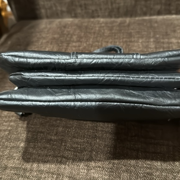 NWT Leather Three Section Crossbody Purse - Picture 8 of 11
